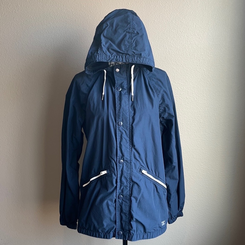 A&F Navy Rain Jacket